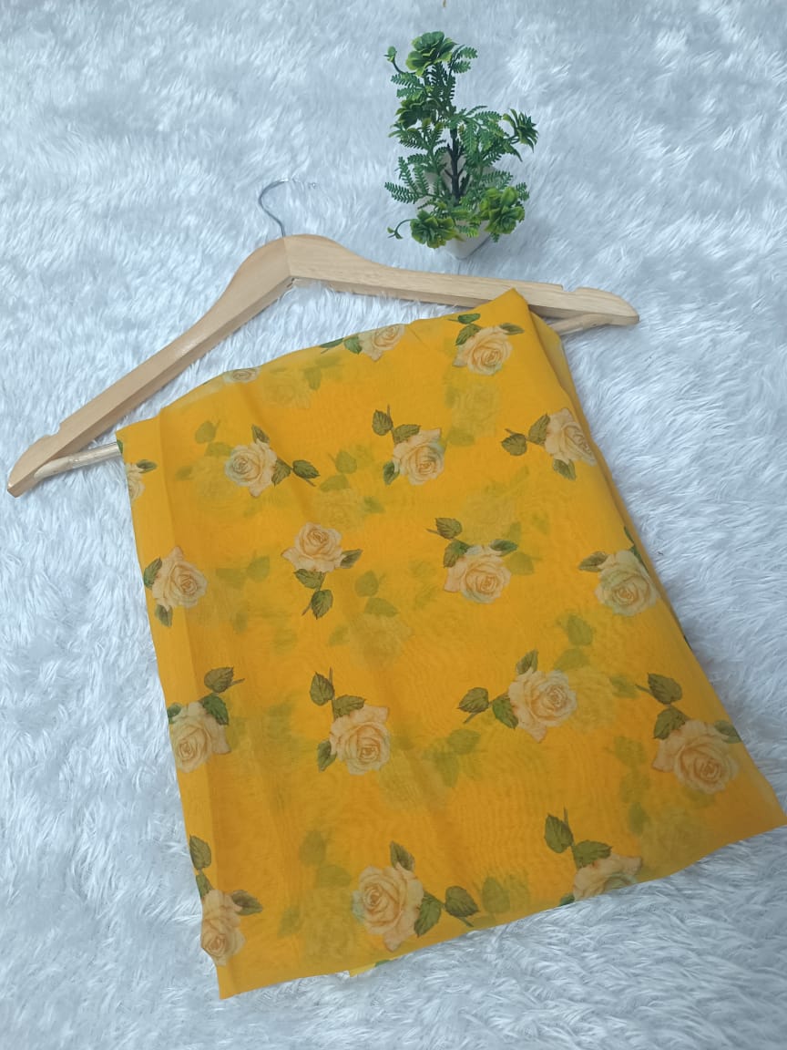 VK 4186 Soft Georgette Printed Sarees Wholesale Shop In Surat